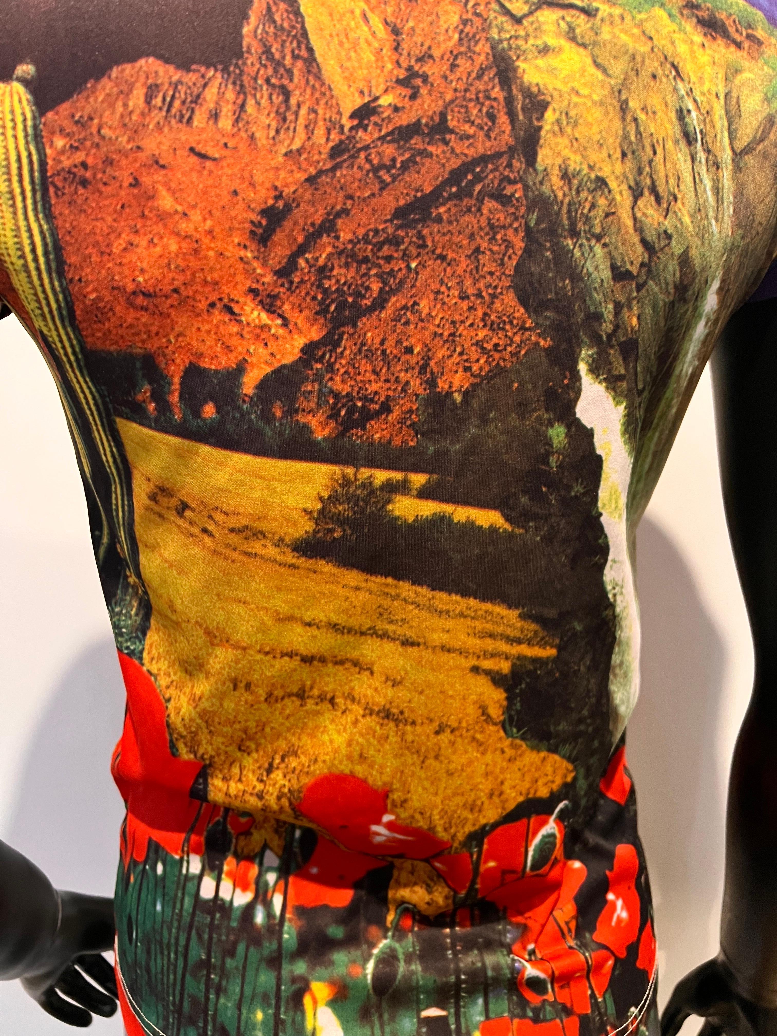 Vintage 1990’s W< Wild & Lethal Trash by Walter Van Beirendonck printed tee For Sale 3