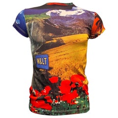 Camiseta estampada Vintage 1990's W&LT Wild & Lethal Trash by Walter Van Beirendonck