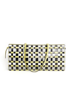 Vintage Miu Miu 1990's Woven Baguette Shoulder Bag