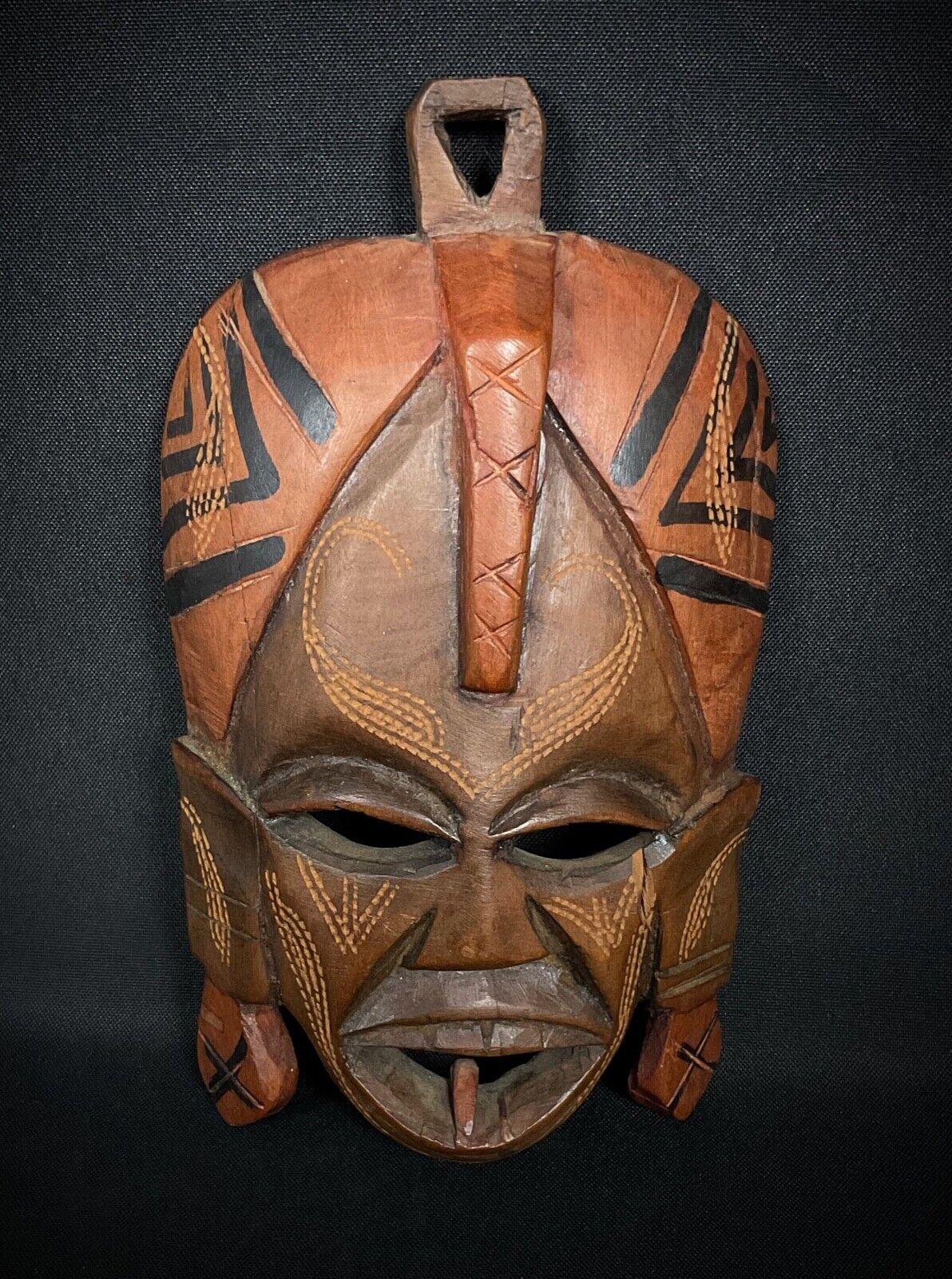 Afrikanische Holzmaske „Jambo Kenya“ aus Afrika, Vintage 1991, 2Y361 im Angebot 3