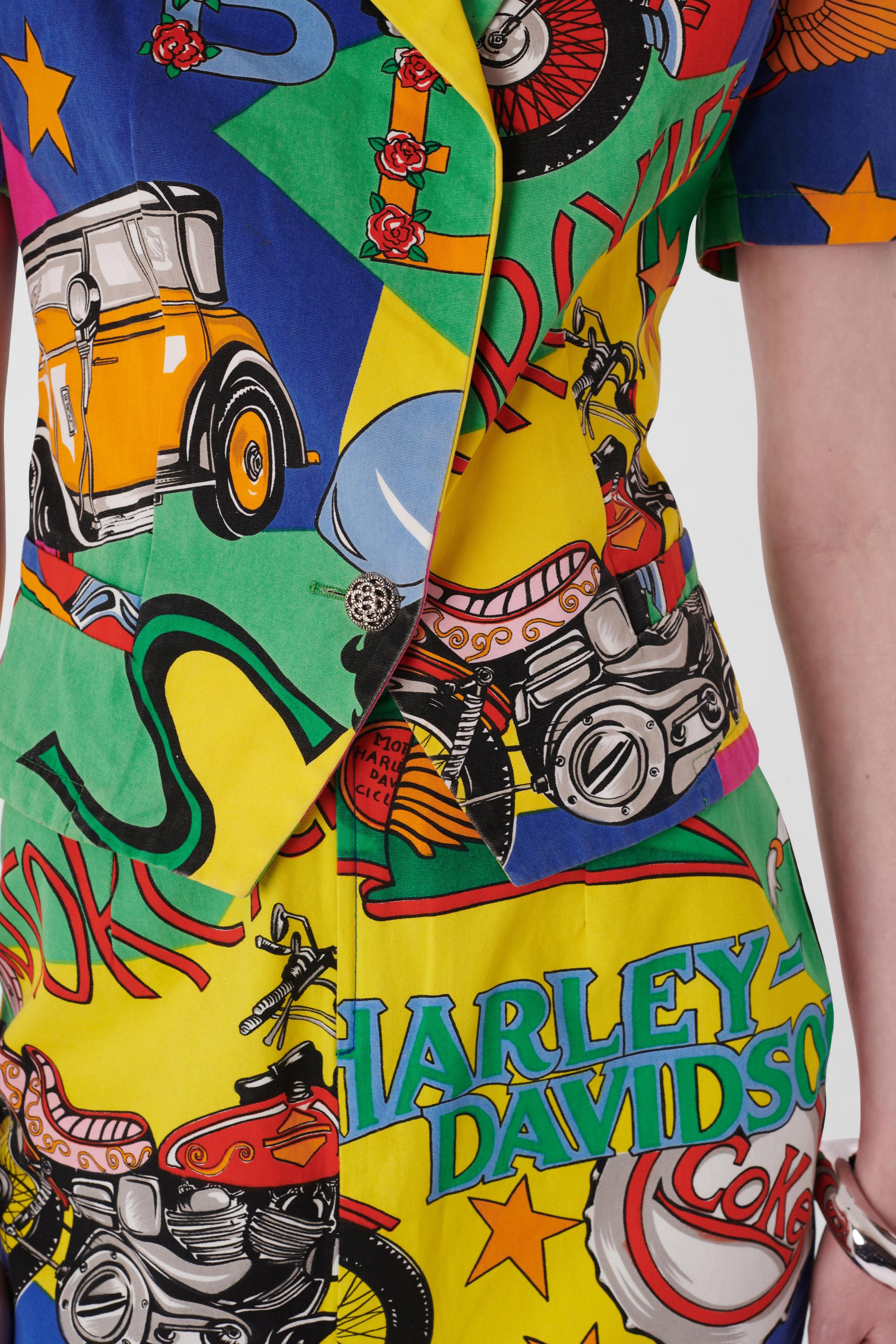 Vintage Versace Betty Boop Co-ord, Vintage, 1991 im Zustand „Hervorragend“ im Angebot in London, GB