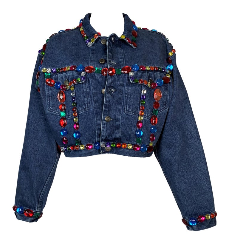 Dolce and gabbana top rhinestone jacket