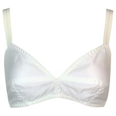 Vintage 1991 Dolce & Gabbana Pin-Up White Bustier Crop Top