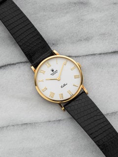 Vintage 1991 Rolex Cellini 18K RG 5112 Manual White Roman Dial 32mm