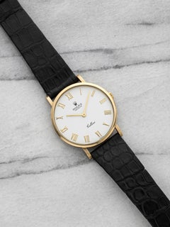 Vintage 1991 Rolex Cellini 18K YG 5112 Manual White Roman Dial 32mm