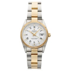 Vintage 1991 Rolex Oyster Perpetual Date 15233 Two-Tone Buckley Dial Auto 34mm