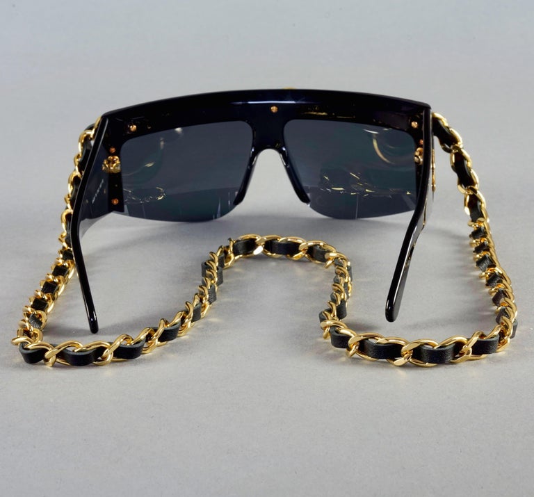 vintage chanel quilted sunglasses
