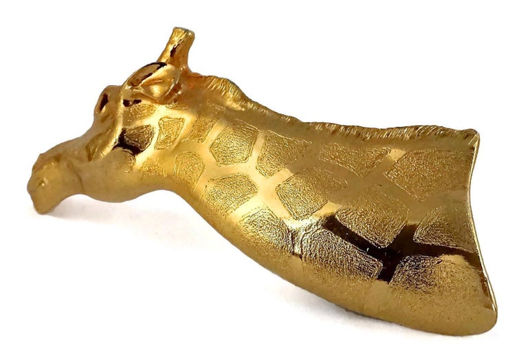 CHRISTOPHER ROSS Vintage 1992 Sculptural Giraffe Belt Buckle Christopher Ross Vintage Belt Buckles for sale - eBay main image 4
