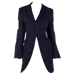 Vintage 1992 Comme des garcons Black Label Cutaway Black Blazer Jacket