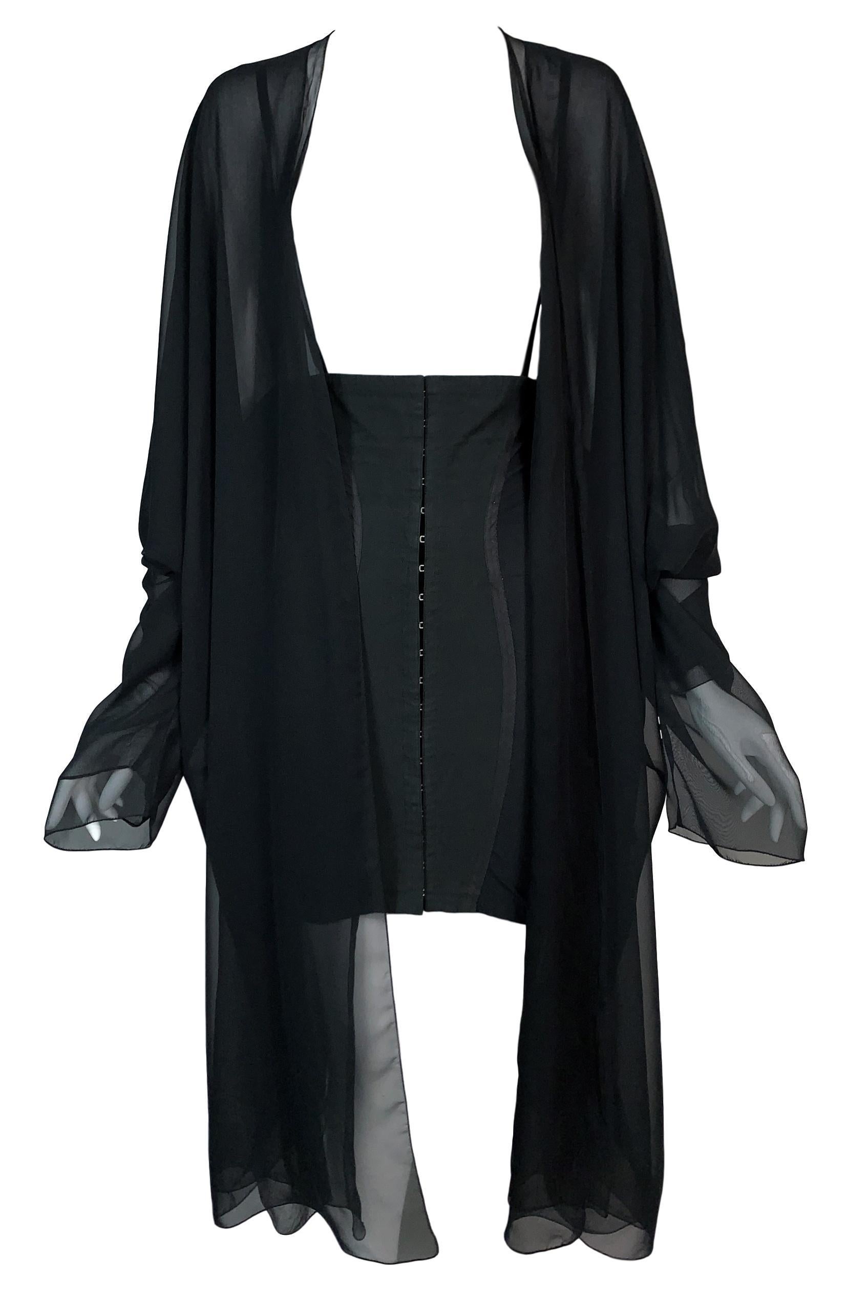 Vintage 1992 Dolce & Gabbana Schiere Seide Korsett Bandage Rock Minikleid im Zustand „Gut“ in Yukon, OK