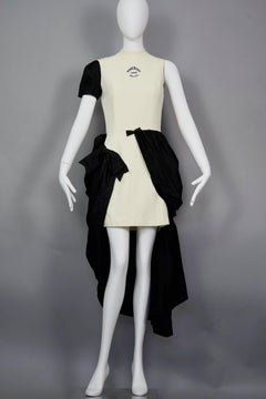 Vintage 1992 MOSCHINO Stockman Dressmaker Dummy Drape Dress