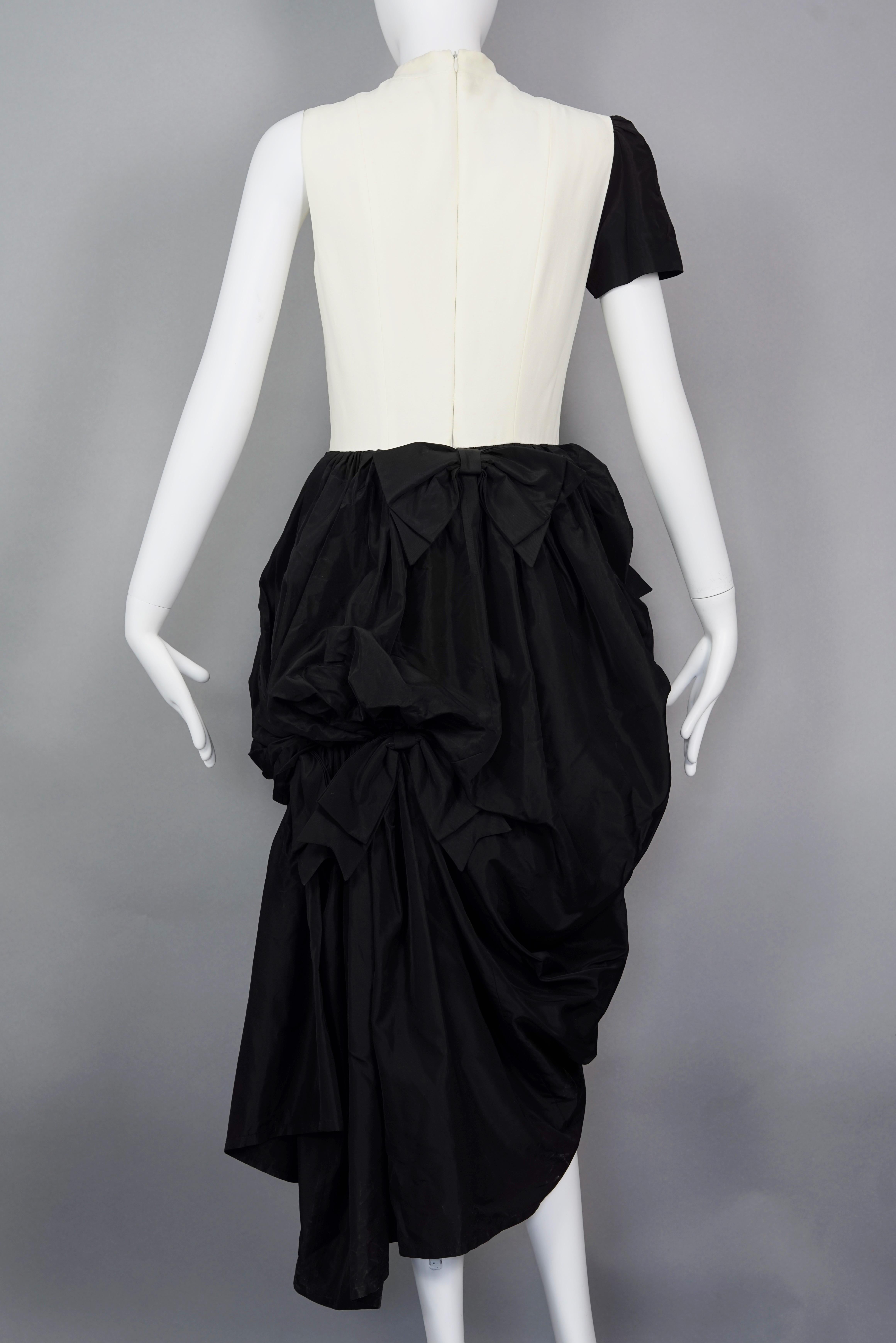 Vintage 1992 MOSCHINO Stockman Dressmaker Dummy Drape Dress For Sale 1