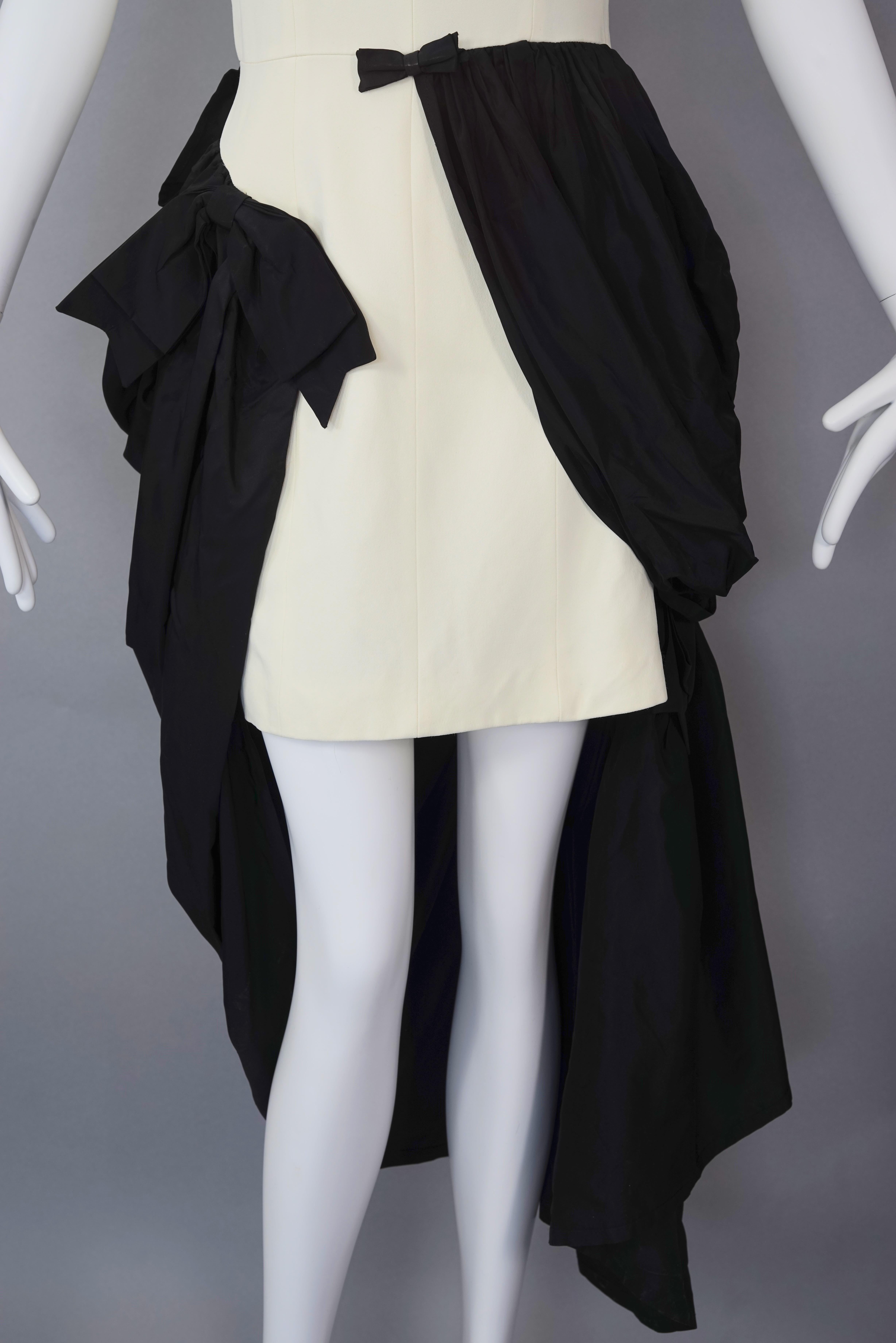 Vintage 1992 MOSCHINO Stockman Dressmaker Dummy Drape Dress For Sale 3