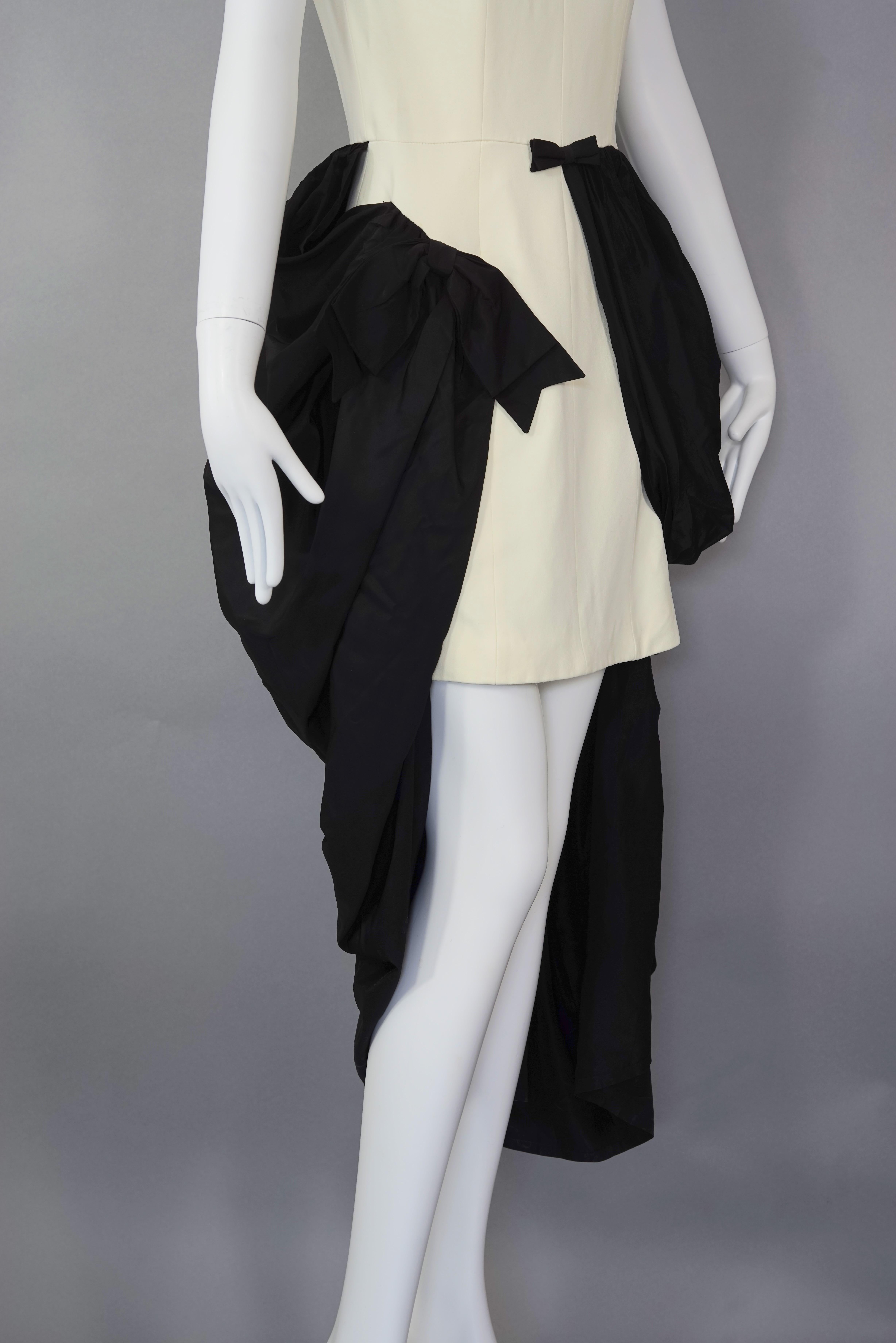 Vintage 1992 MOSCHINO Stockman Dressmaker Dummy Drape Dress For Sale 4