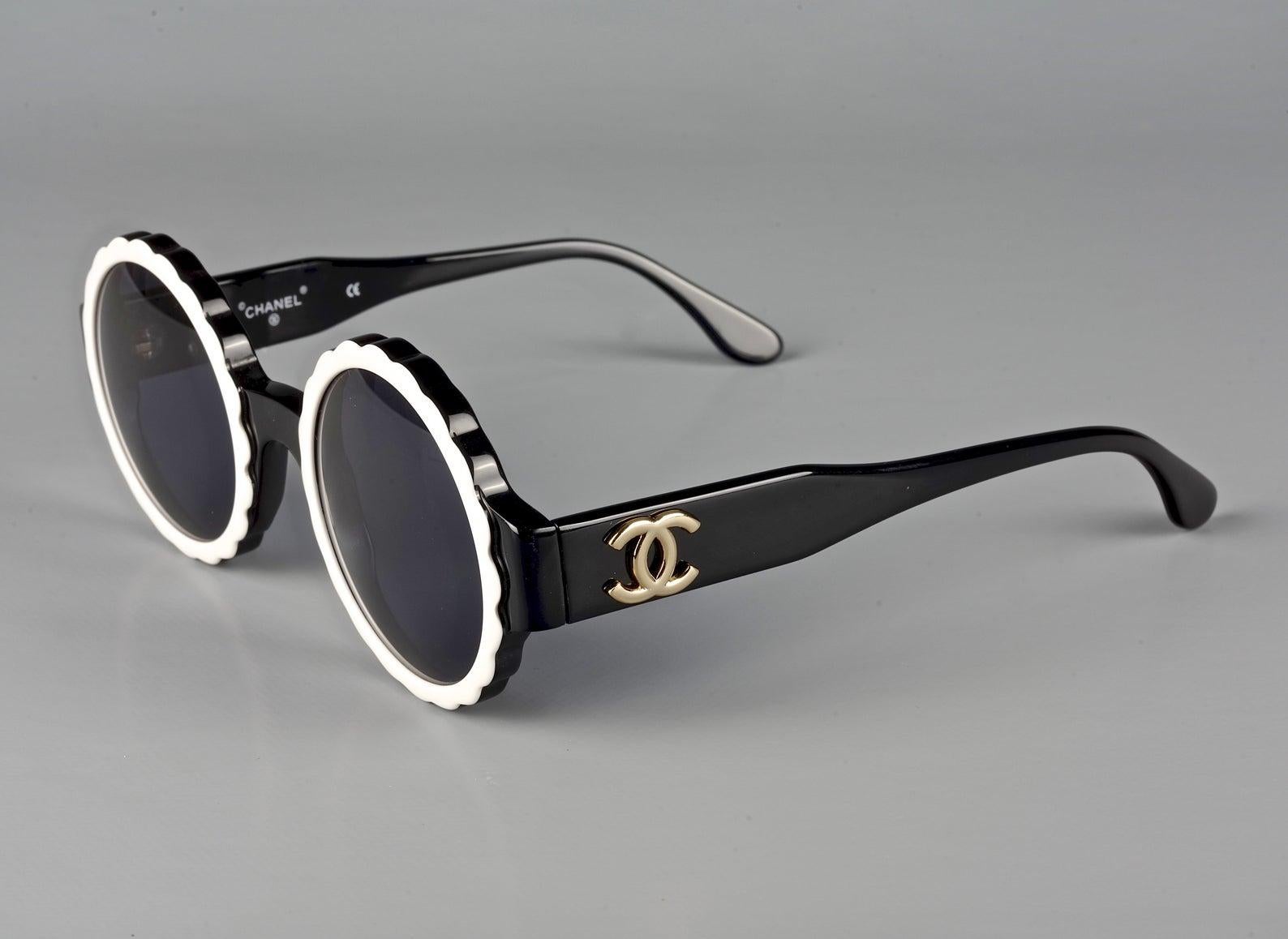 chanel camellia sunglasses
