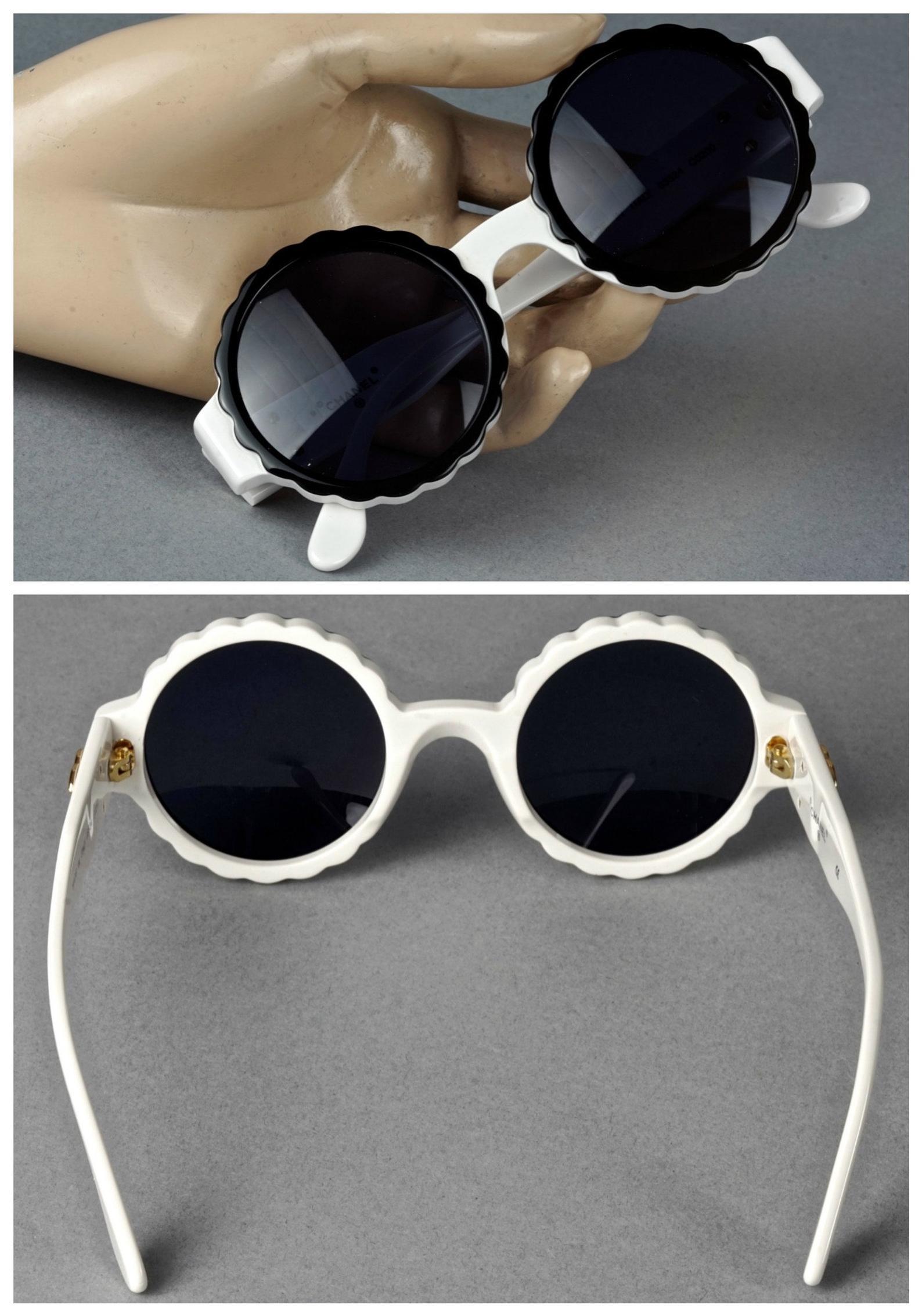 vintage scalloped sunglasses