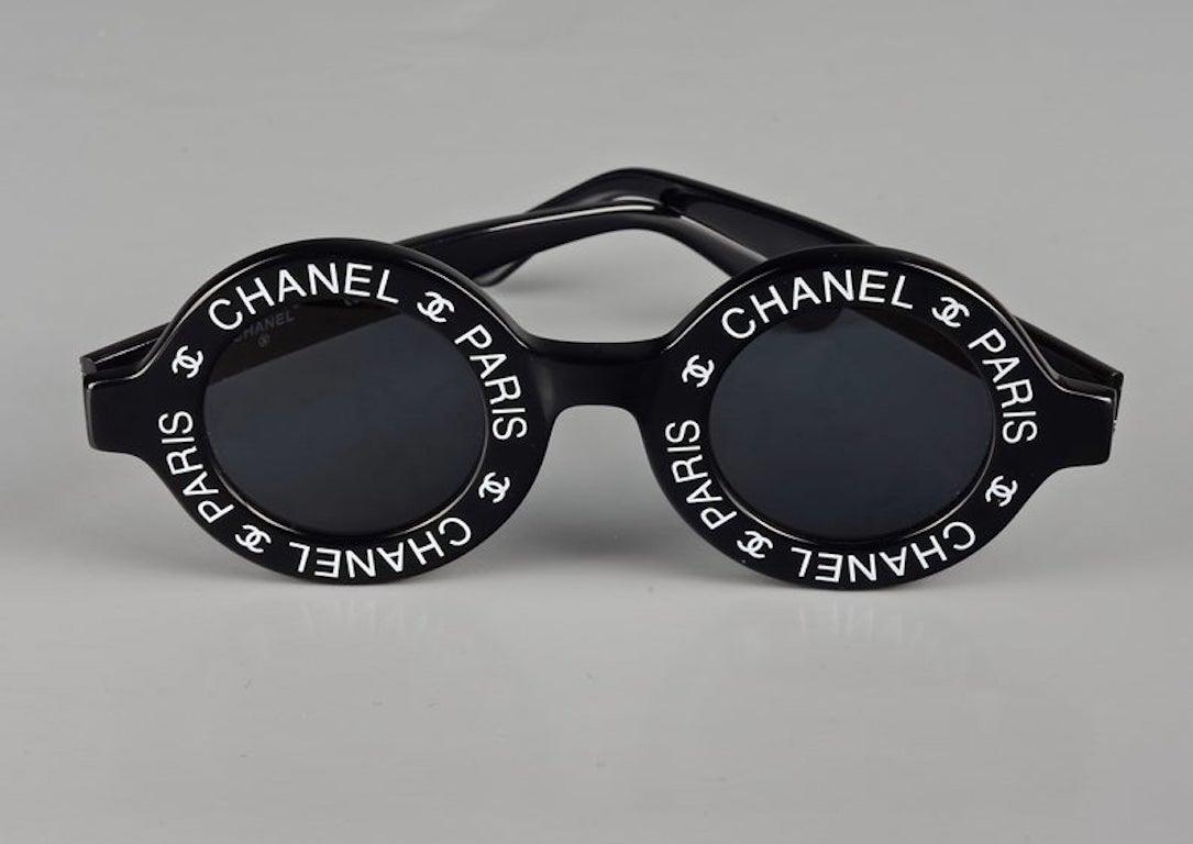 chanel round sunglasses