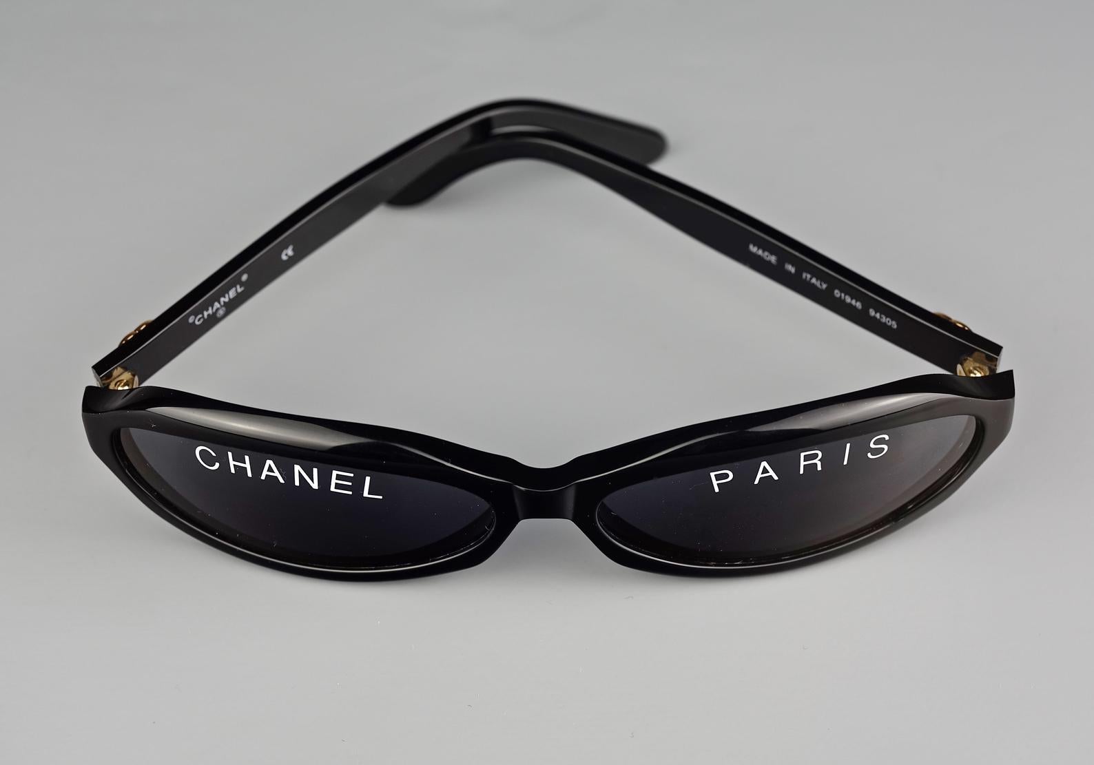 chanel narrow sunglasses
