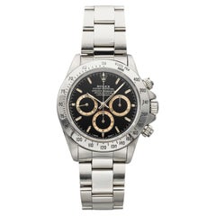 Vintage 1993 Rolex Daytona 16520 Patrizzi Stainless Steel Black Dial Auto 40mm