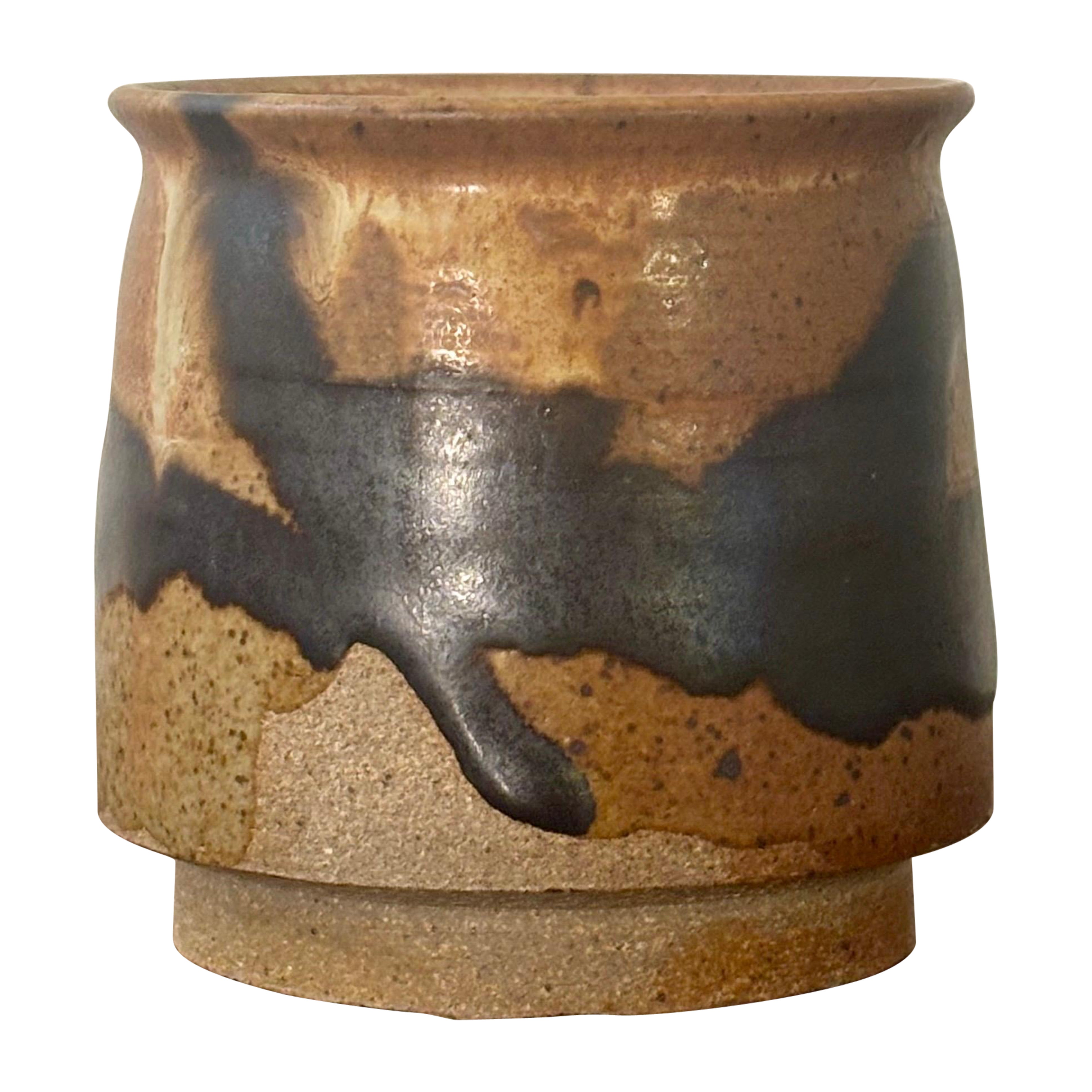 Vintage 1994 Studio Pottery Vasija - Firmado Cerámica Americana