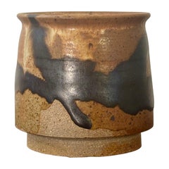 Vintage 1994 Studio Pottery Vasija - Firmado Cerámica Americana