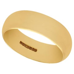 Vintage 1994 Gelbgold-Hochzeitsring