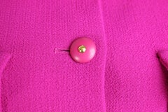 Chanel Fuchsia Wool Jacket