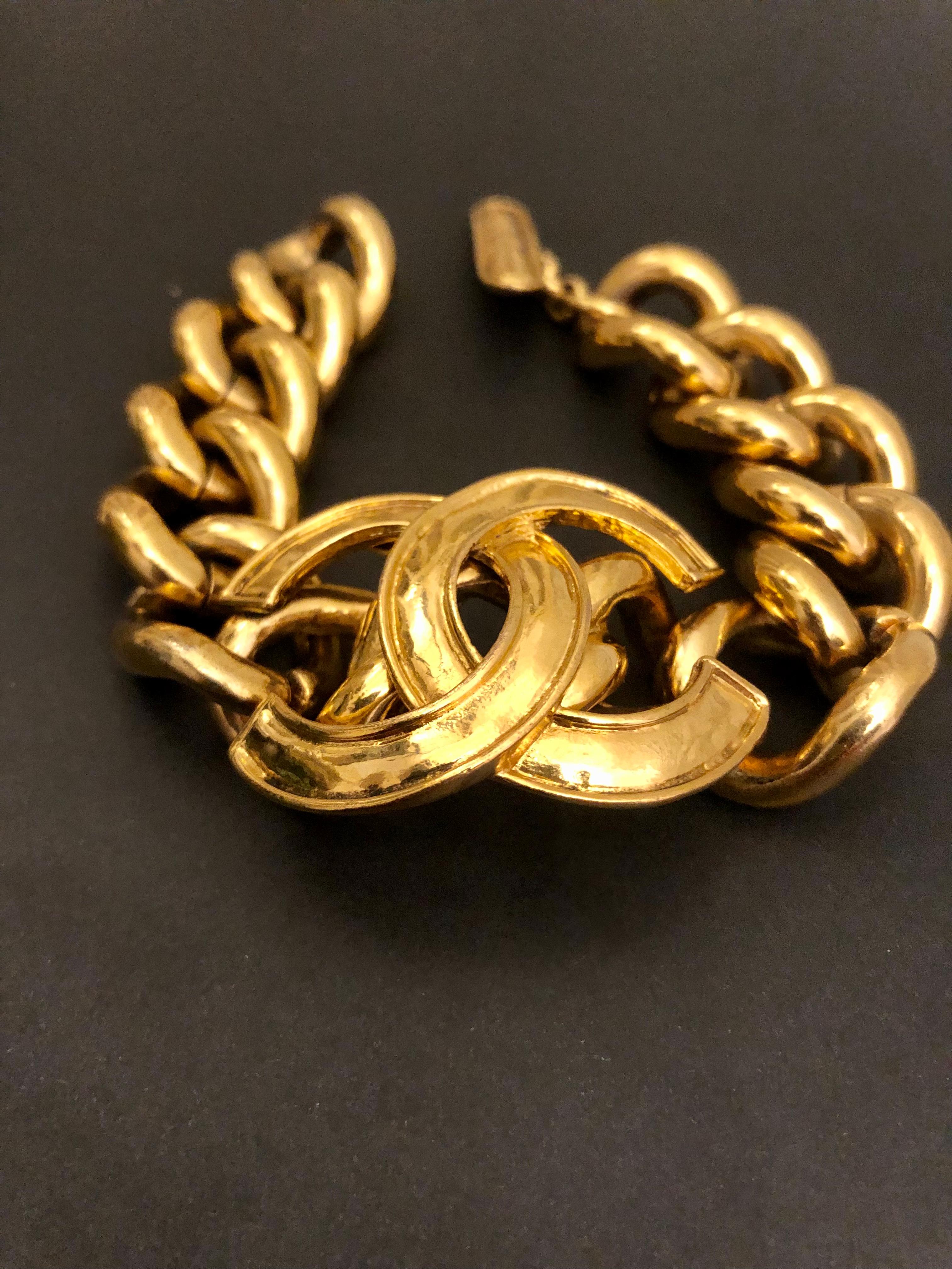 chanel chain link bracelet