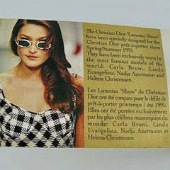 Vintage 1995 CHRISTIAN DIOR "Lunettes Show" Limited Edition Gold Sunglasses