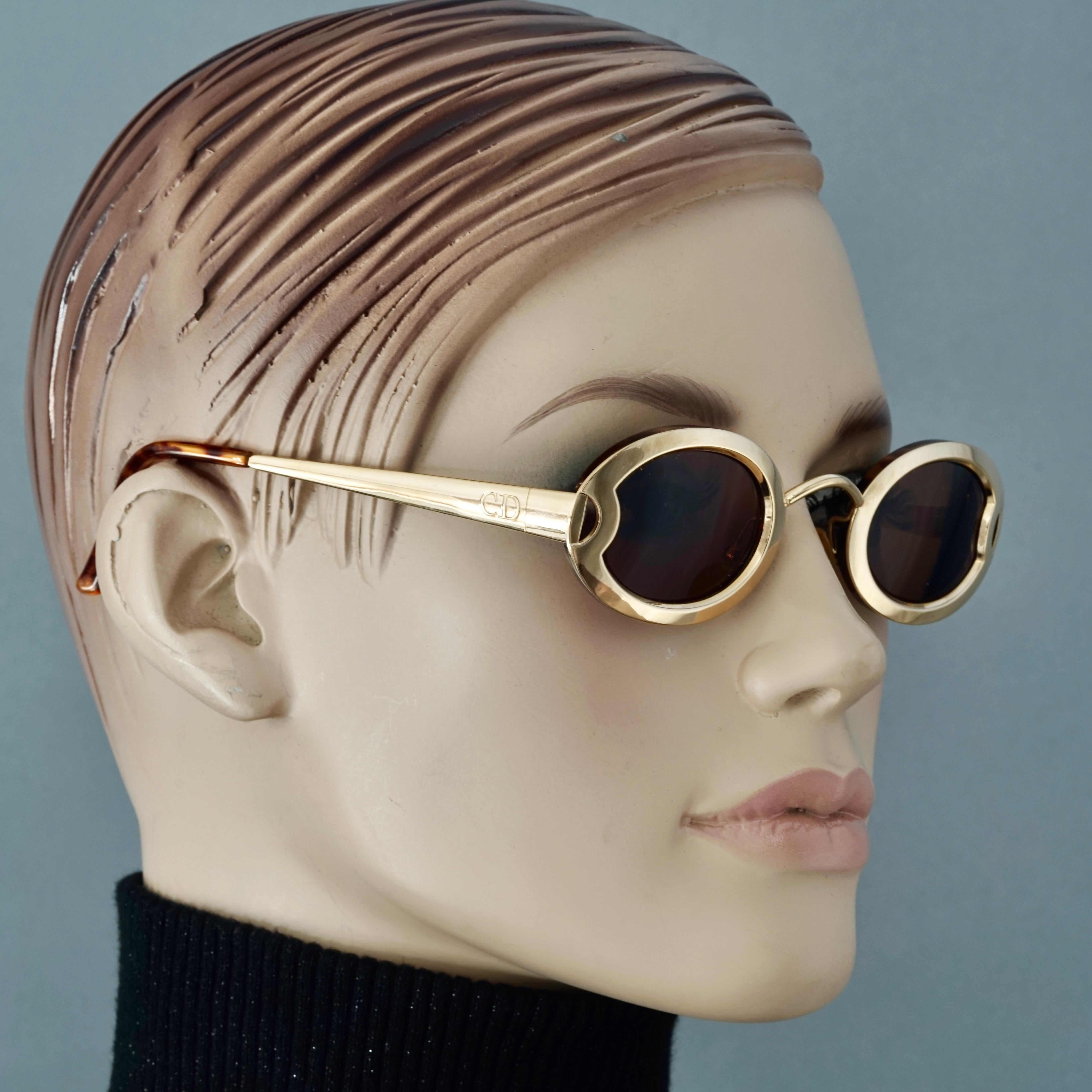 christian dior gold sunglasses