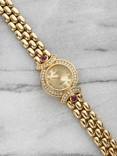 Vintage 1995 Rolex Cellini 18K YG 5184 Manual Champagne Roman 24mm