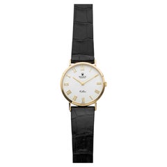 Vintage 1995 Rolex Cellini 4112/8 18K Yellow Gold White Roman Dial Manual 32mm