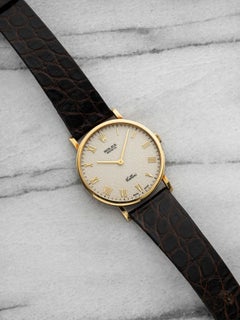 Vintage 1995 Rolex Cellini 5112 18k Yellow Gold White Roman Dial Manual 32mm