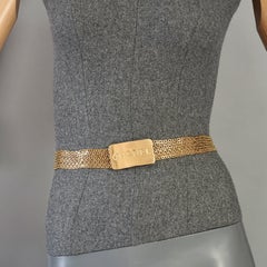 Vintage 1996 CHANEL Logo Buckle Multi Chain Belt