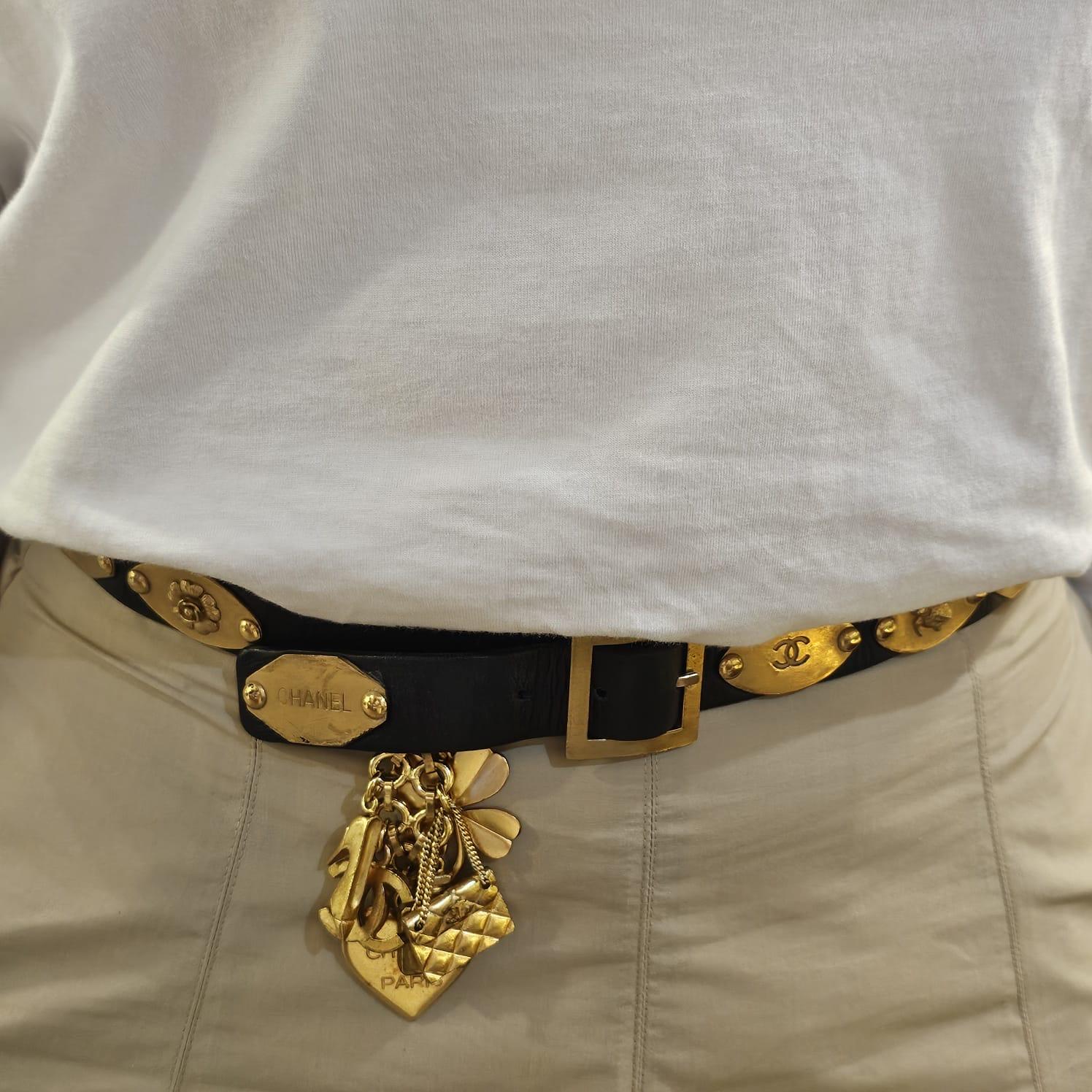 Vintage 1996 Charms Leather Belt 5