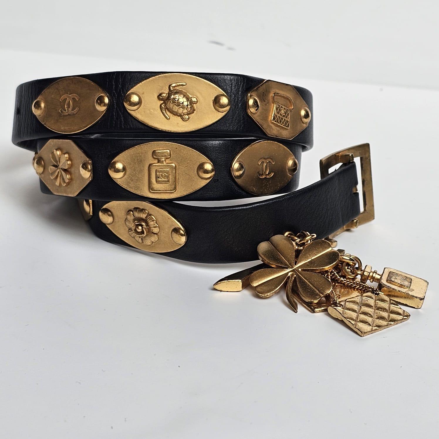 Vintage 1996 Charms Leather Belt 9