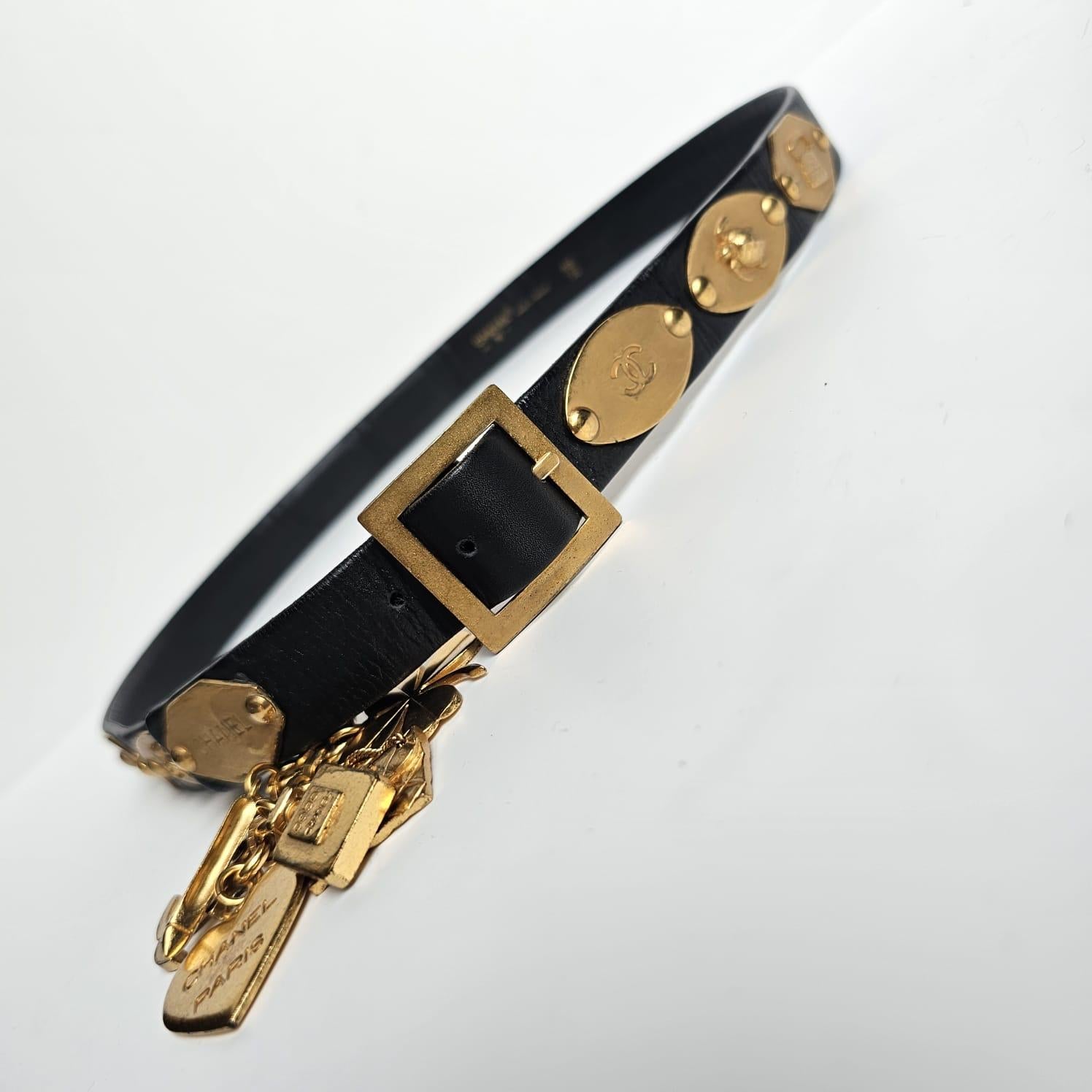 Vintage 1996 Charms Leather Belt 11