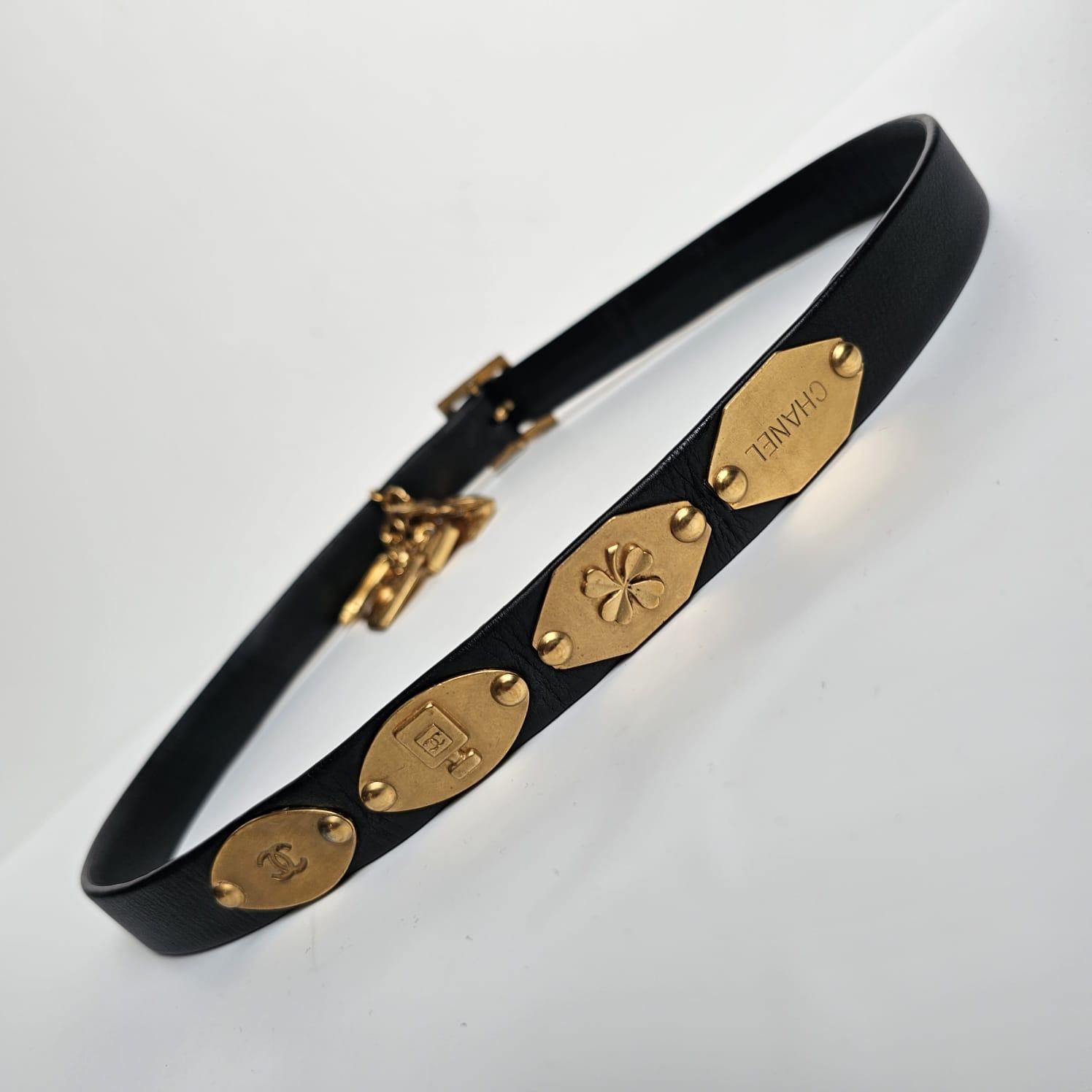 Vintage 1996 Charms Leather Belt 12