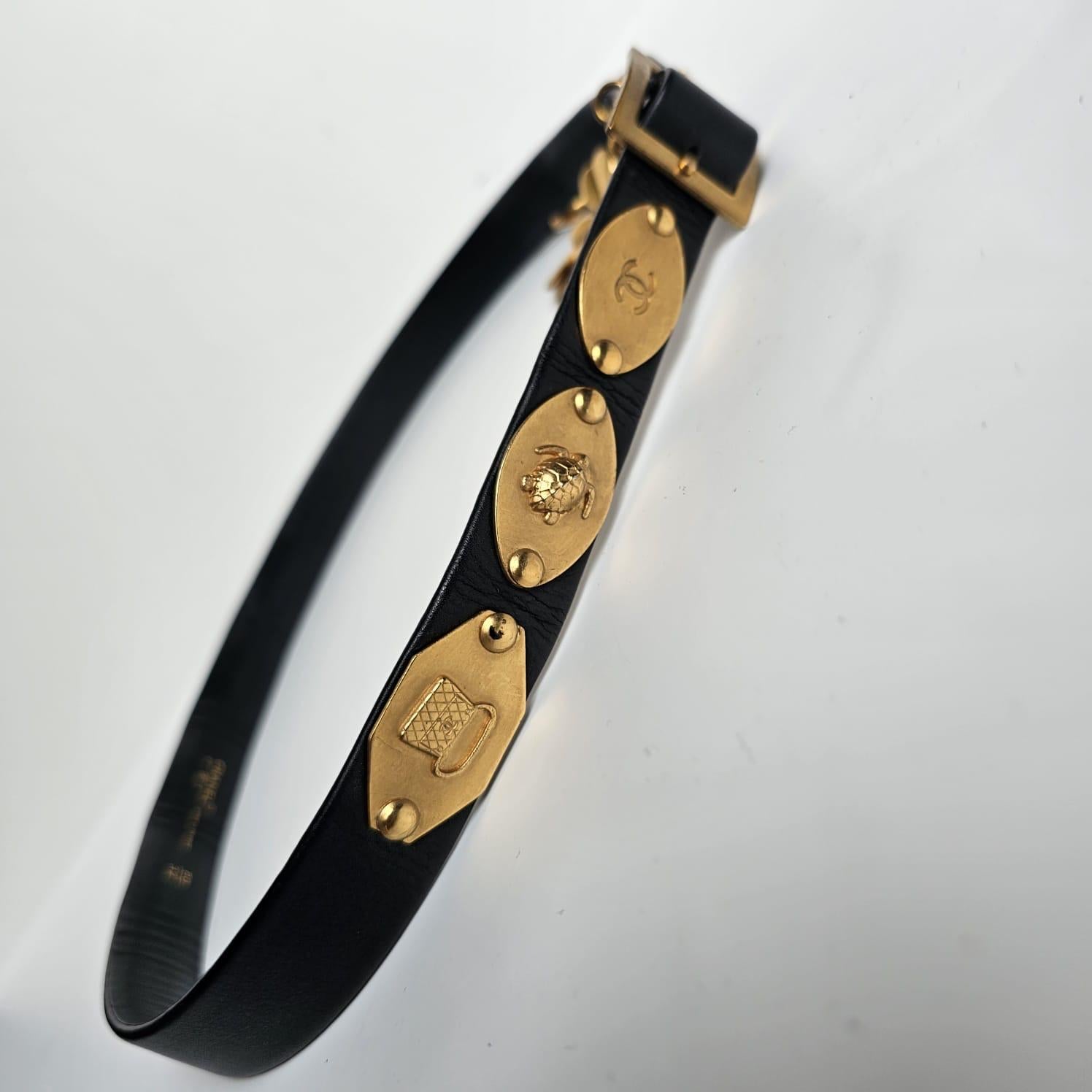 Vintage 1996 Charms Leather Belt 1