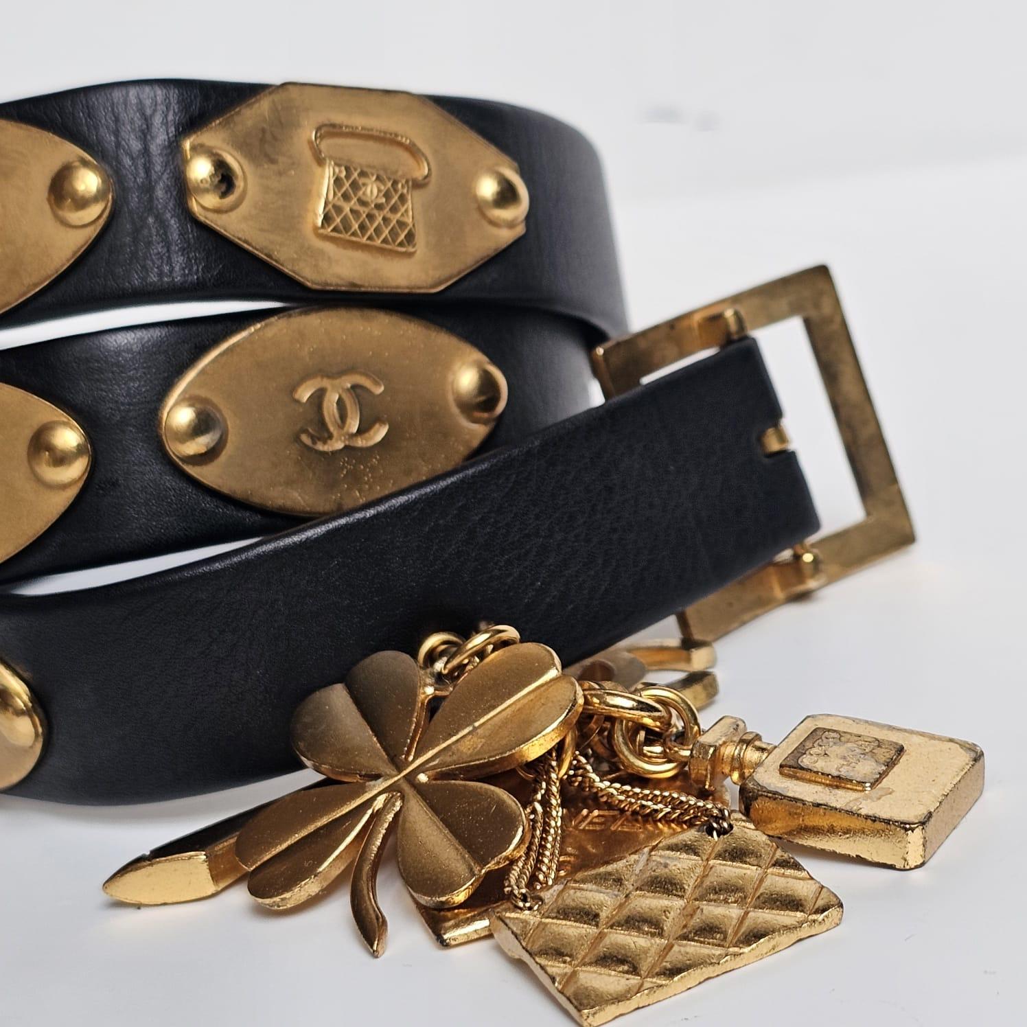 Vintage 1996 Charms Leather Belt 2