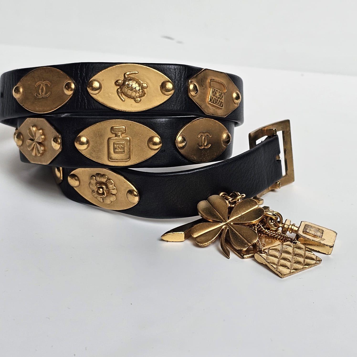 Vintage 1996 Charms Leather Belt 3