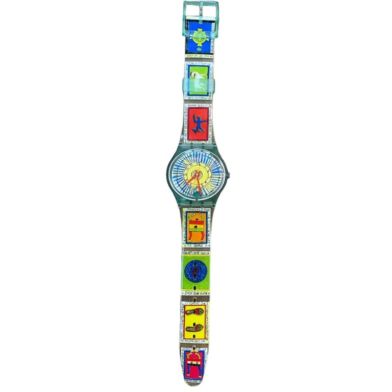 Swatch Watch - GG140 - CHEICK NADRO by Frederic Bruly Boliabre Swatch CHEICK NADRO by Frédéric Bruly Bouabré (GG140  main image 4