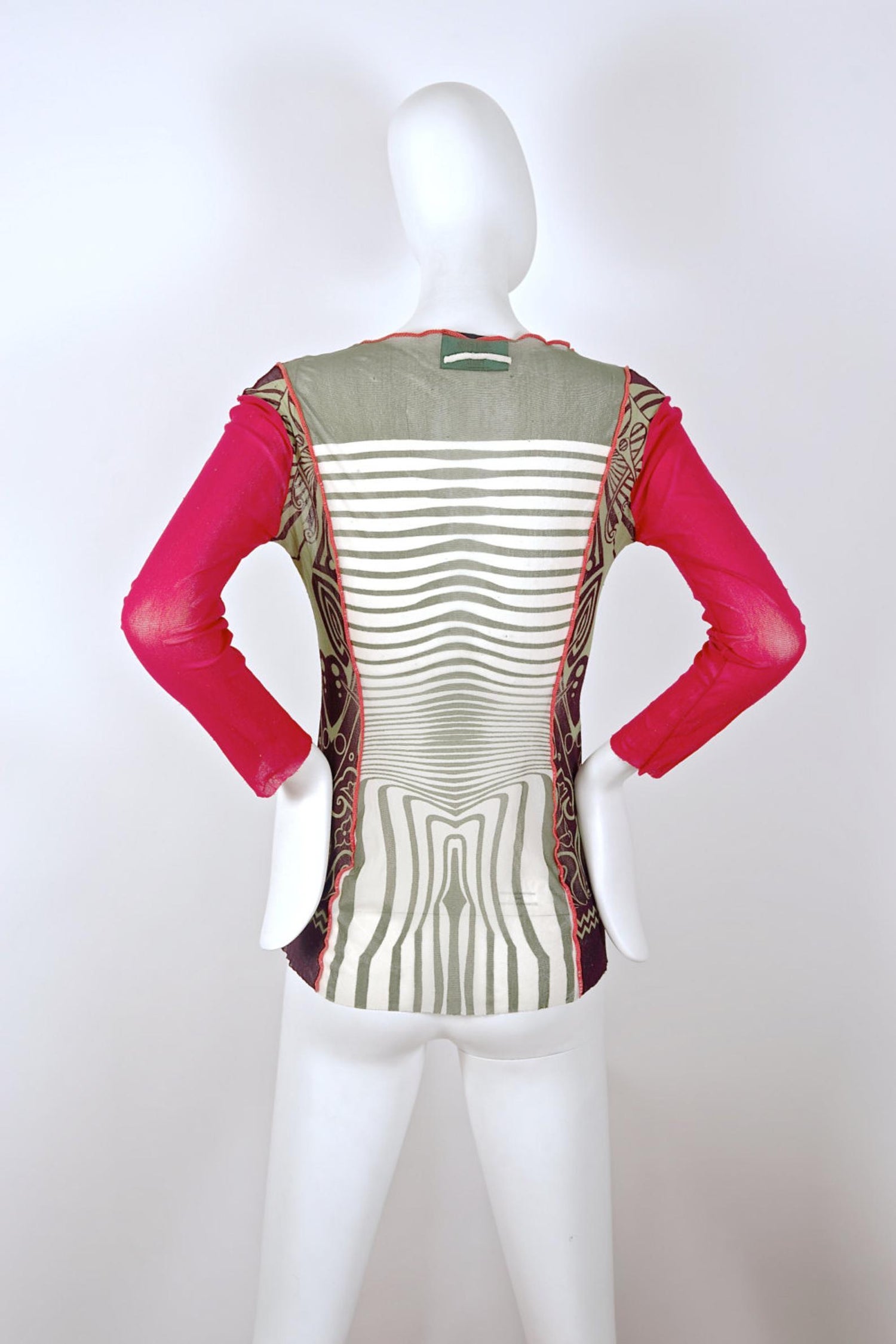 Vintage 1996 Jean Paul Gaultier Cyberbaba Body Map Optical