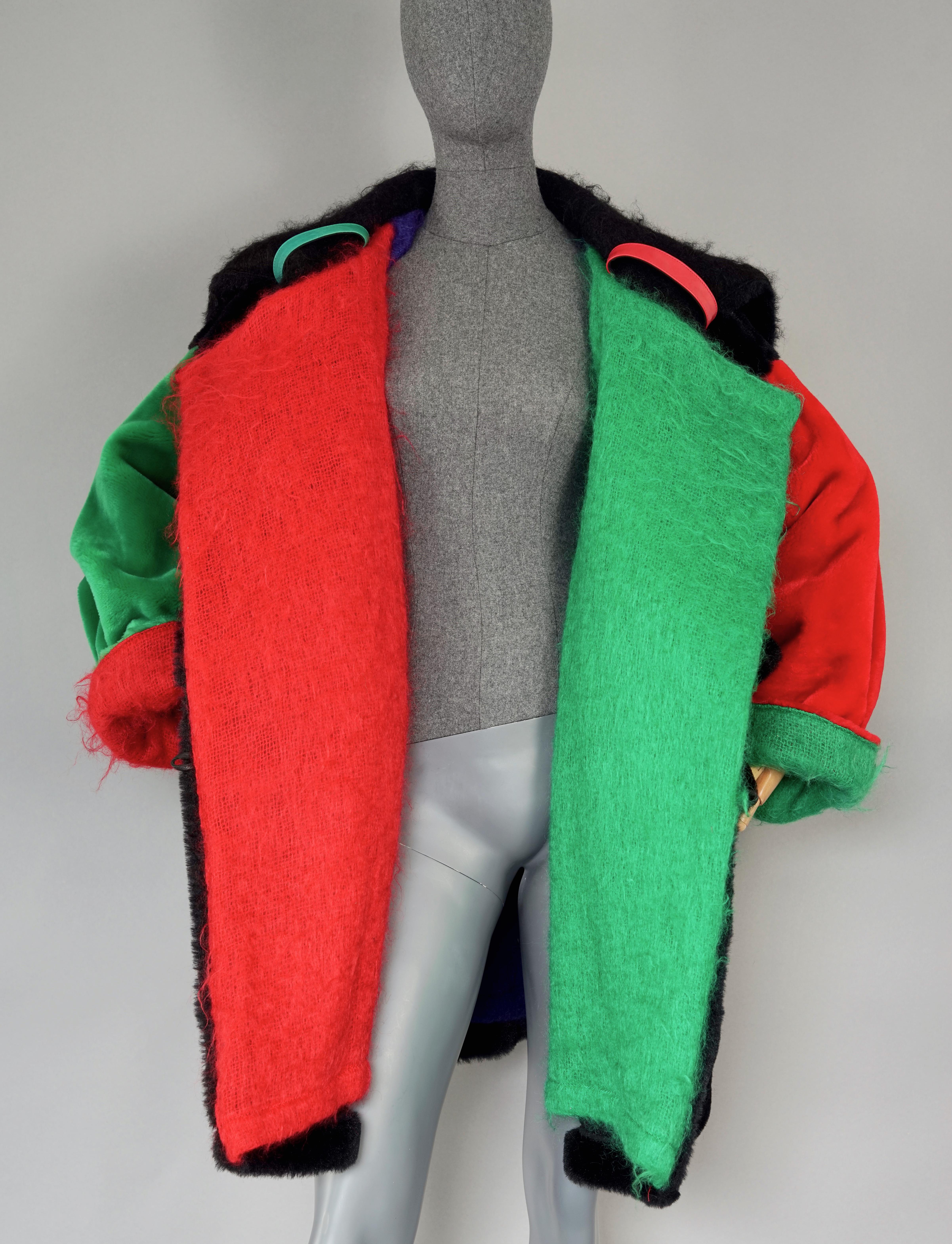 Women's or Men's Vintage 1996 JEANS CHARLES de CASTELBAJAC Ko and Co Famous Teddy Bear Coat For Sale
