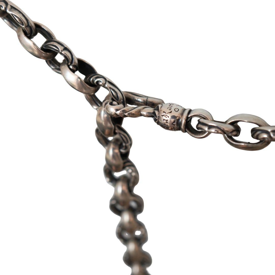 Argento Vintage 1996 Leonard Kamhout Cintura a catena in argento sterling in vendita