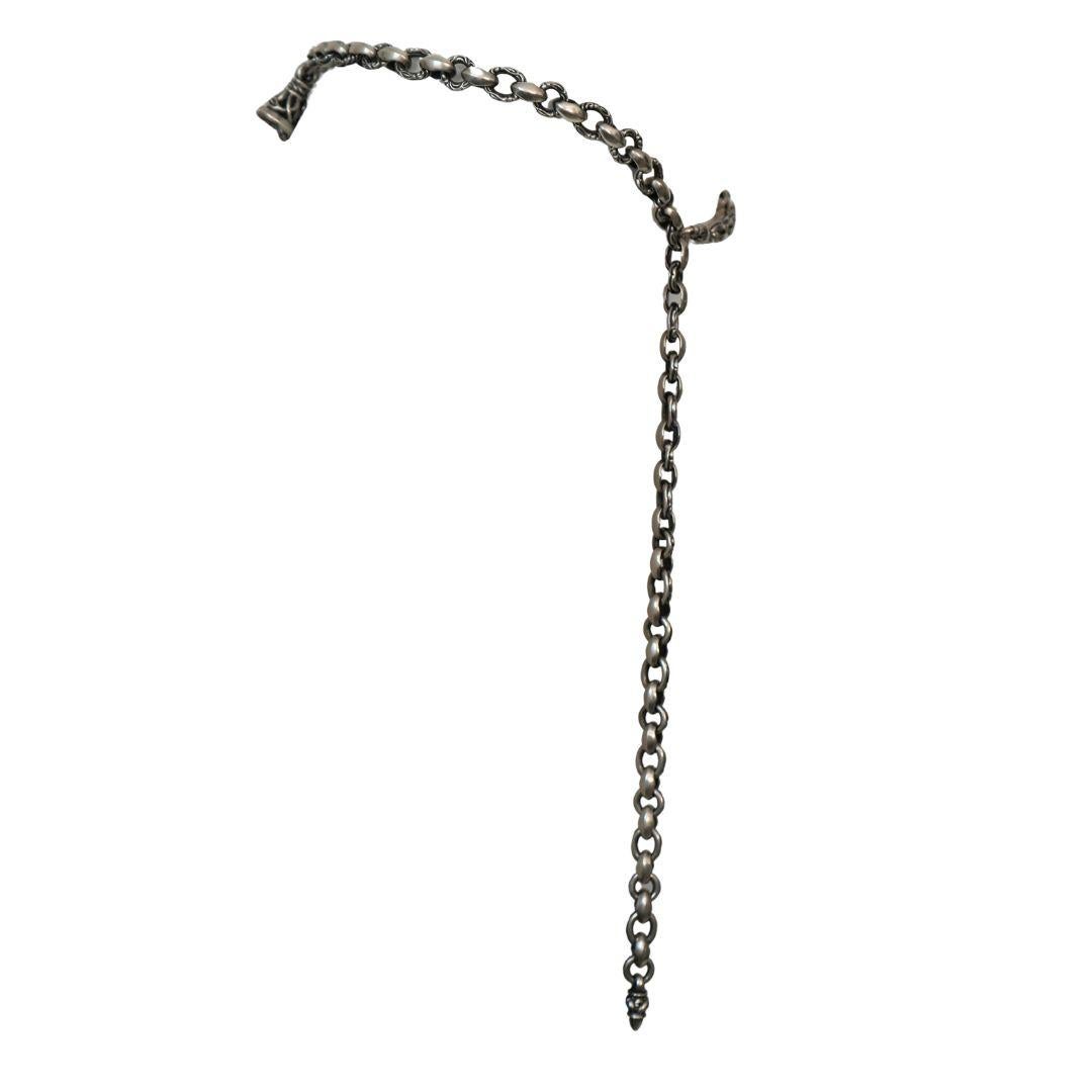 Vintage 1996 Leonard Kamhout Cintura a catena in argento sterling In condizioni buone in vendita a Beverly Hills, CA
