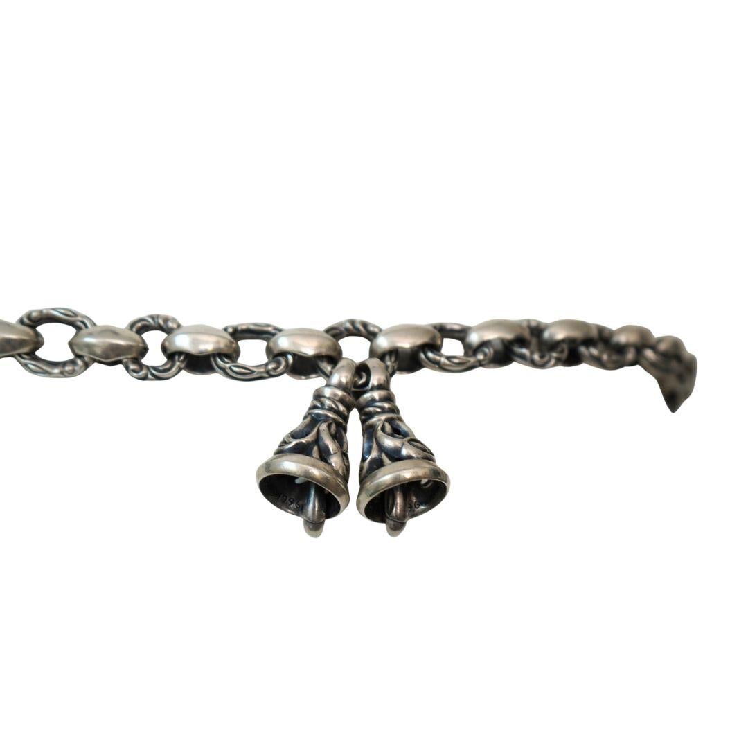 Vintage 1996 Leonard Kamhout Cintura a catena in argento sterling in vendita 1