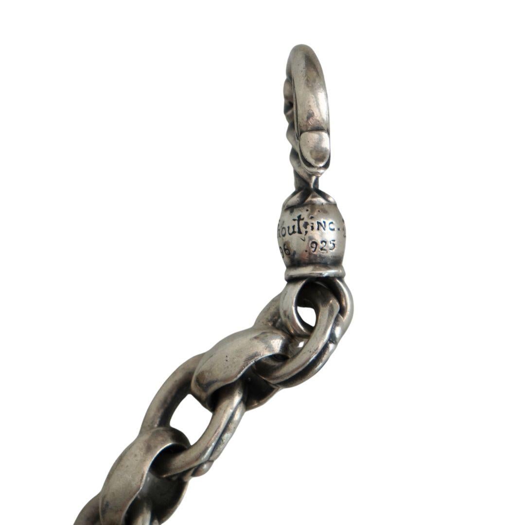Vintage 1996 Leonard Kamhout Cintura a catena in argento sterling in vendita 4