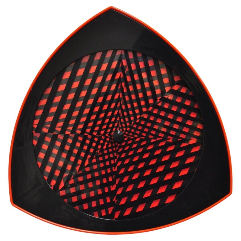 Vintage 1996 Rabbit Tanaka Lumaseries CyberSpace Red Kinetic Wall Art ...