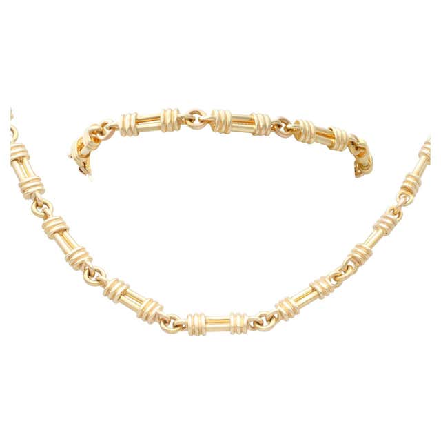 Tiffany necklace and bracelet set on sale Clearance